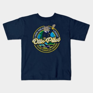 Otto Pilot Airplane Pilot Worn Out Kids T-Shirt